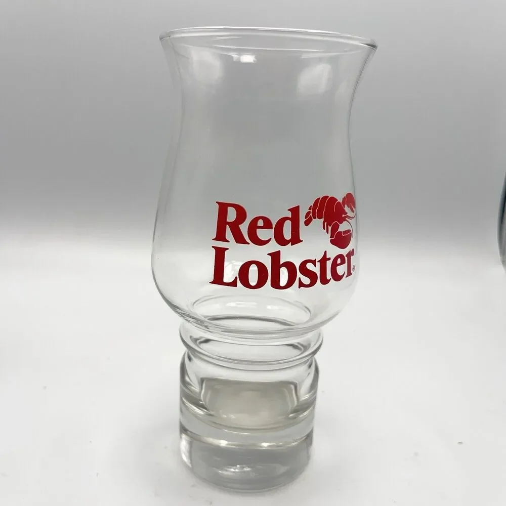 Red Lobster 1990's Hurricane Glass